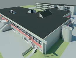 Uitbreiding schoolgebouw in Utrecht
